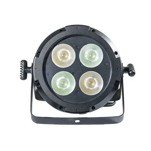 Mini 4*50W RGBW 4in1 Waterproof LED Par Can Light Flat Slim Stage Lighting Outdoor Music Shows Weddings Parties IP65 Beam DJs