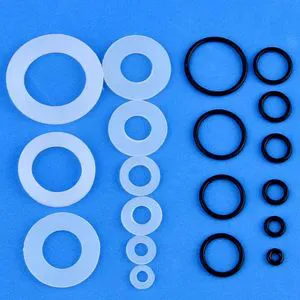 Silicone Rubber O Seal Rings-40-90 Shore Hardness Custom Size