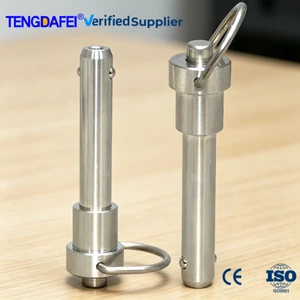 Pull Ring Spring Ball Quick Release Pin Locator Pin Dia M5-M8 For Industrial Equipment Safe Position Fastening Quick Release Pin