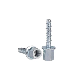 M10 Threaded Rod Hanger Anchor Concrete Screw Anchor with ISO Standard Blue Finish Inch Metric Product Category Anchors
