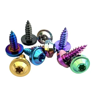 Titanium Alloy Round Head Self-Tapping Screws GR5 GR2