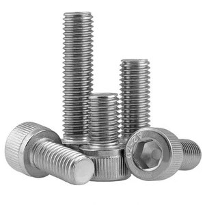 DIN912 Stainless Steel 304 M1.4 M1.6 M2 M2.5 M3 M4 M5 Allen Key Bolt Manufacturer Hexagon Socket Head Cap Screw