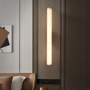Chinese Manufacturer Wholesale Durable Interior Lighting Decorative Wall Lamps Living Room Corridor Marble Wall Hanging Light