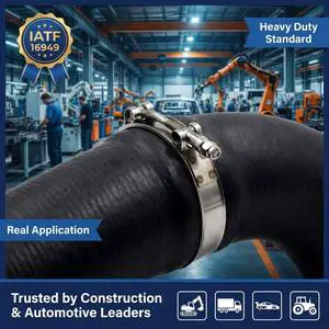 Strong T Bolt Hose Clamp 316 W5 T-bolt Clamp Heavy Duty Hose Clamp (hose Clamp 3/4) Salt Spray 1000h SS