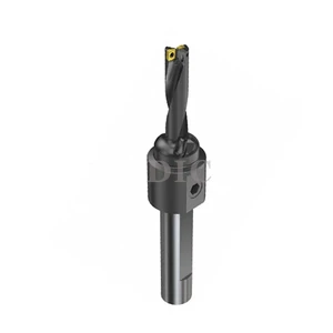 Solid Carbide Indexable Inserted Gun Drills with 1.125 to 625 Inches Diameter 3-Year Warranty Customizable Length-DIC TOOLS