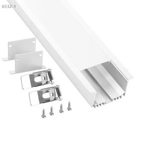 T Type Led Aluminum Profile Box Section Anodized Extrusion LED Profile for LED Furniture Strip Recess Light
