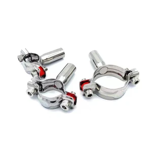Stainless Steel Fixing Clip Bracket Round Clamp Hoop Water Pipe Fitting Fastening Clamp Holder