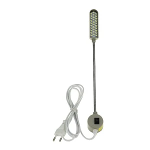 Industrial CE RoHS 1.5w LED Goose Neck Lamp Portable Flexible LED Sewing Machine Light , LAMP-SEWING