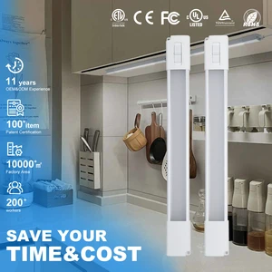 Indoor Ultra Thin 200mm 1000mm Magnetic USB Rechargeable Series Connection Wardrobe Lights LED Cabinet Lights