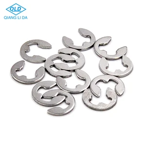 304 Stainless Steel DIN6799 M2.3-M10 E Clip Split Washer Circlip Retaining Ring Shaft Fastener QLD Brand Black/Plain Finish for