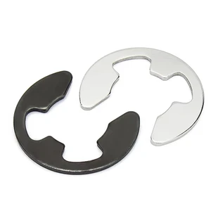 Stainless Steel E-Clip Retaining Ring E-Style Retaining Ring Set Secure Fit for Shafts & Rods