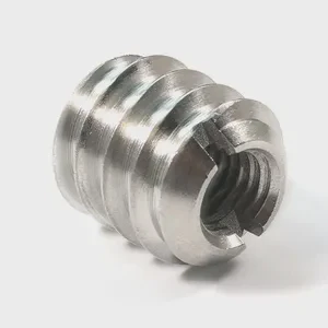 M2 M3 M4 M5 M6 Steel Self Tapping Threaded Insert Bushing 302 Slotted Screw Wire Repair Left Hand Brass Thread