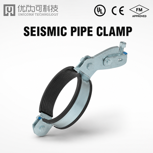 U Type Pipe Clamp Heavy Duty Pipe Hanger Multi Size Steel Pipe Support Clamp Industrial Use