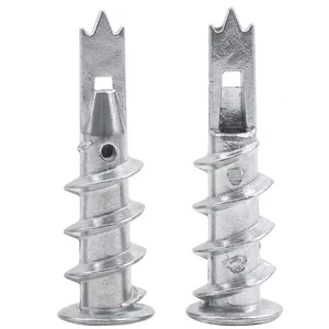 Zinc Alloy Screws, Gypsum Board Expansion Anchor Bolts, Triangular Crown Expansion Plugs, Free Punching Quick Spiral Gecko Nails