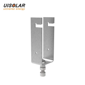 UISOLAR Galvanized Steel Photovoltaic Bracket Solar Panel U Bolt Clamp 30mm 40mm PV Mounting Fastener Square U Bolt With Nut