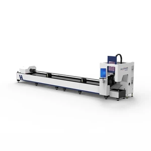 Automatic Feeding CNC Laser Pipe Cutter for Round Square Rectangular Tube Angle Steel Channel Beam