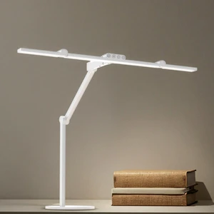 LED Desk Lamp With Clamp Eye-Caring Swing Arm Bedside Table Lamp, Steples Dimming Adjustable Color Temperature Reading Light Led