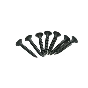 China Made Customized Standard Size Black Bugle Head Gypsum Board Carbon Steel Harden Drywall Screws