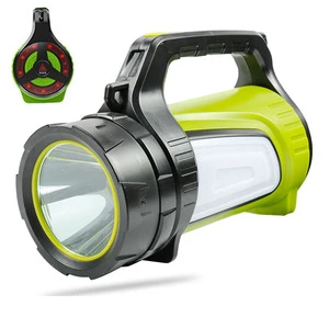 IP54 Waterproof Rechargeable LED Searchlight Powerful Outdoor Lighting Hunting Camping Marine Long Distance Flashlight
