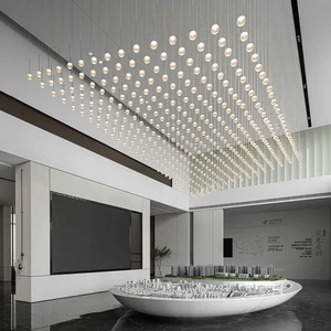 Modern Luxury LED Ceiling Lights Chandelier Wholesale For Hotel Lobby With Remote Control