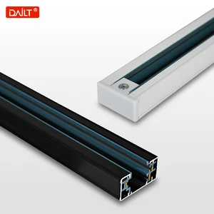 Modern Aluminum LED Track Light 2/3/4 Line Length 1.5m/1m/2m Copper White Black CRI 90 3-Year Warranty Supermarket Retail