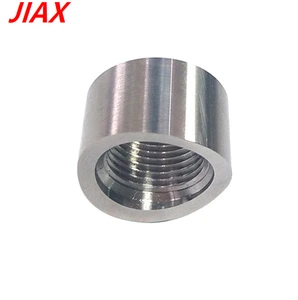 Stainless Steel M18x1.5mm Threaded Nut Circular Base for Auto Modification Round Nut