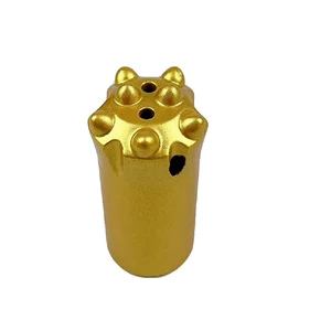 Ball-tooth Drill Bit Carbide-Tip Chisel Bit Cold-Pressed Seven-Tooth Tapered Rock Breaking for Tunneling Mining Quarrying Models