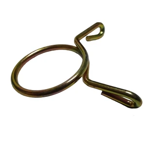High Quality Zinc Finish Single Wire Steel Pipe Clamp with Ring Clamps for Irrigation OEM Customization Supported