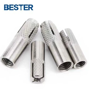 3 8 M6 Drop in Wedge Anchor Concrete 12 mm A4 SUS316 Stainless Steel Bullet Anchor Fasteners