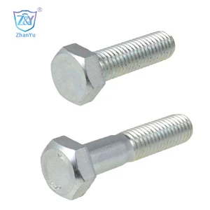 Factory Price Hex Bolt Screw Customized Wholesale High Strength Metric Stainless Steel Ss304 Ss316 Hex Bolt