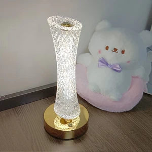 Best-selling crystal bedroom bedside table lamp ambient light decorative creative living room touch night light