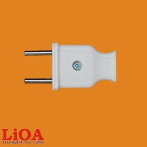 LiOA Commercial Electrical Plug with Standard Grounding 1 Outlet Model EU2 Diameter 4