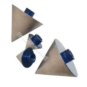 Cone Shaped Drill Bit Tile Marble Ceramic Enlarge Hole Saw Drilling Crown Angle Grinder Tool M14 Diamond Chamfer Bit Milling Bit