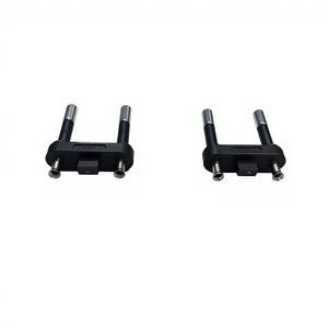 European Standard European Plug Insert 250V 4.8mm & 4.0mm Brass Black