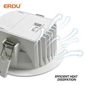 High-End Aluminum LED Downlight SAA Certified 3CCT Dimmable 90mm Cutout Anti-Glare Premium for Australia Europe