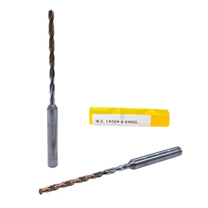 Portable Carbide Mini Drill Bits Multi Size 0.8/1.25/3.0mm Precision Center Drill Bit 35mm Length Masonry Drilling Tools
