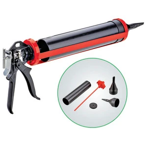 DIY Color Customizable Steel Handle Manual Caulking Gun With Smooth Rod Plunger And Nozzle (OEM Brand)