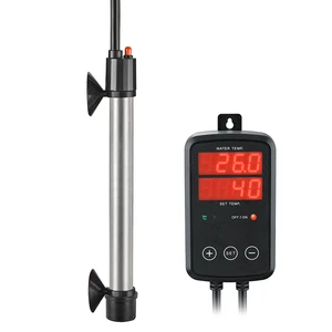 100W-3000W Titanium Stainless Steel Submersible Aquarium Heater Digital Display Fish Tank Water Heater Temperature Controller