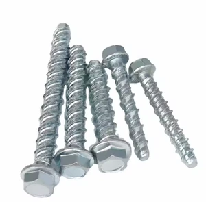 ZP CR3 A2-70 Grade Stainless Steel Zinc Anchors Hexagon Concrete Screw Wedge Anchor Bolt for Construction Concrete Construction