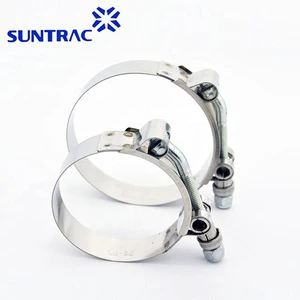 High Pressure High Torque 19mm T Bolt Hose Clamp