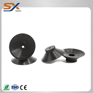 SHUOXI Custom EPDM Industrial Table Glass Vacuum Silicone Suction Cup With Moulding Processing Service