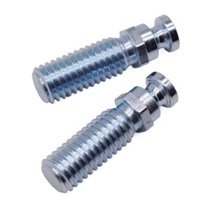 ISO Certified Custom High Quality Carbon Steel Titanium Alloy Bolts Blue Zinc Plating Flat Head Threaded Fasteners for