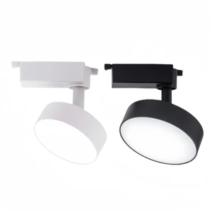 Round Shape 7W 9W 12W LED Track Light High Brightness LED Track Rail Lights for Living Room Kitchen
