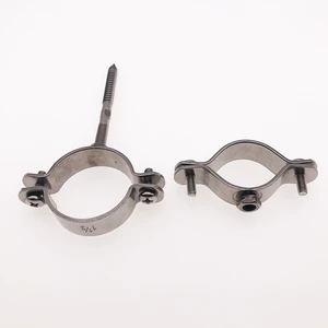 HOT SALE Rubber M8 Pipe Clamps Without Rubber Tdc Duct Flange Fasteners Clips M8+10 Fixing Clamp