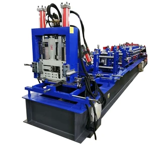 Steel House Construction c Z Purlin Roll Forming Machine for Sale