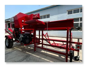 Chainsaw Cutting With 60cm Cut and 35 Ton Hydraulic Splitting Firewood Processor