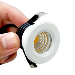 Becoled Indoor Decoration Lighting Simple Cabinet Round Downlight Home Shopping Mall Anti Glare Recessed Ceiling Mini Spotlight