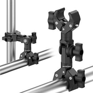WESPORT Hot Sell Double-headed Super Clamp Strong Pliers Bracket Support Mount Crab Clip Clamp