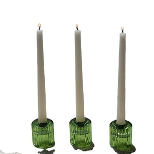 Customized Luxury Glass Jar Tea Light Candle Holders Cheap Amber Stands & Vessels for Tea Lanterns & Candles