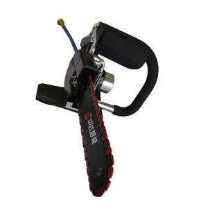 Homemade Hand Hold Rock Cutting Hydraulic Concrete Chain Saw Chainsaw Concrete Cutting Machine